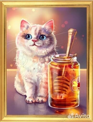 Алмазная мозаика (круглые стразы) 40*50см HWA3520