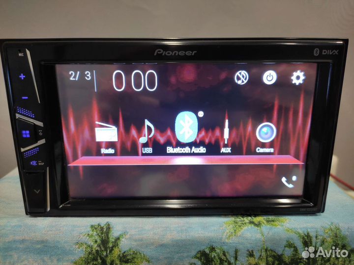 Магнитола с блютуз pioneer dmh g220bt. 2din