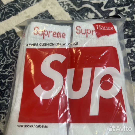 Носки supreme hanes