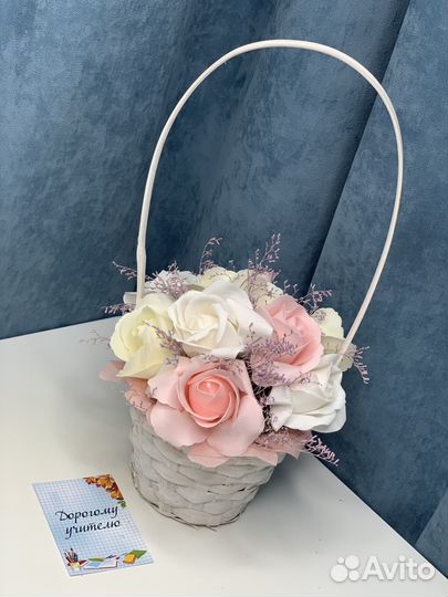 Букеты из мыльных цветов на 1 сентября