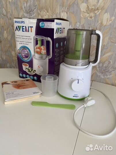 Пароварка блендер philips avent 2 в 1