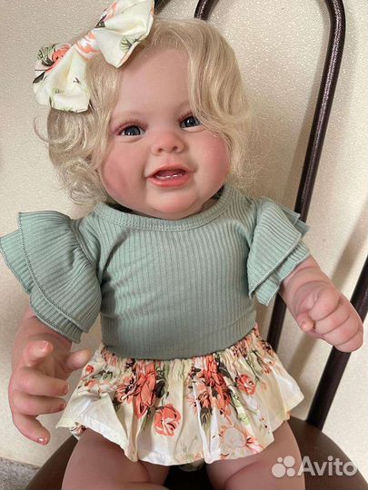 Кукла пупс Реборн 62см, большой