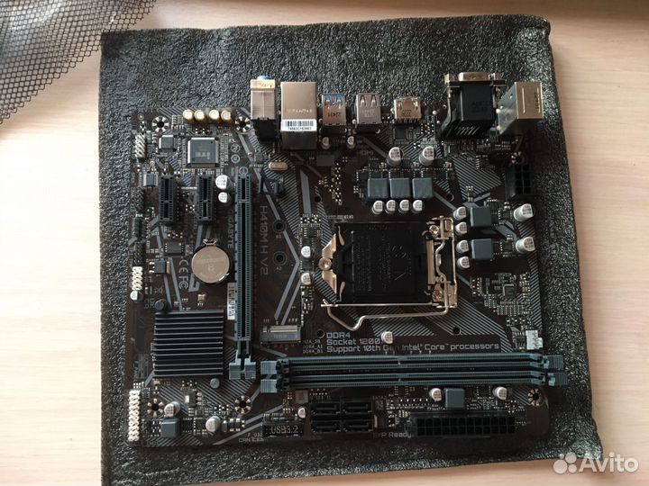 Gigabyte H410M H V2, LGA 1200, материнская плата
