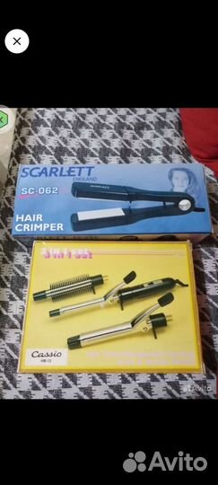 Электрощипцы и выпрямитель для волос