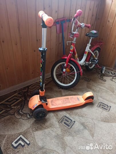 Самокат детский трехколесный