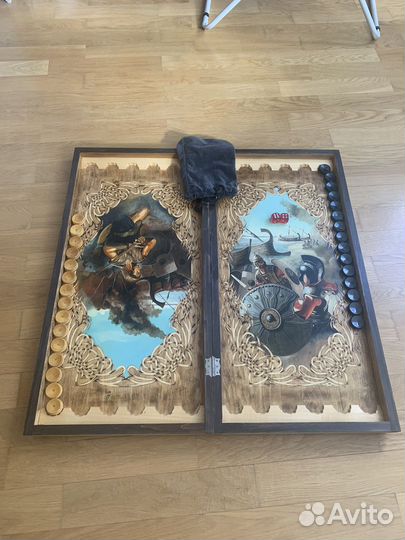 Нарды резные ручной работы