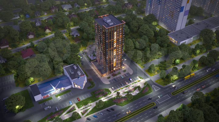 3-к. квартира, 95,1 м², 4/21 эт.