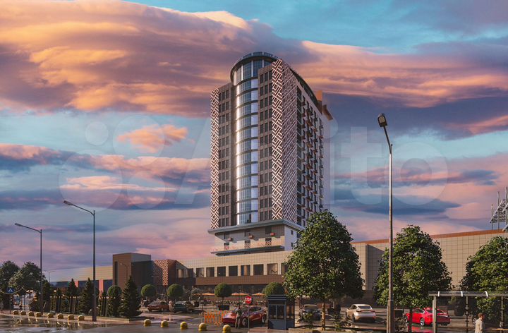 Апартаменты-студия, 25,2 м², 18/22 эт.