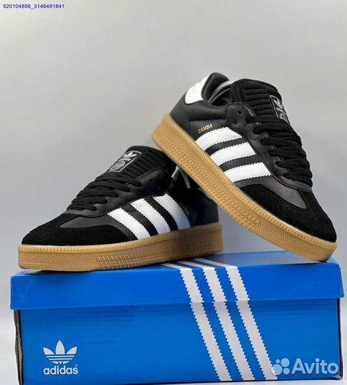 Кроссовки Adidas Samba Black (Арт.56871)