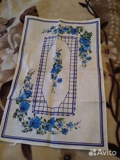 Полотенца СССР. лен и вафельные, ткани СССР