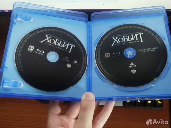 Хоббит: битва пяти воинств blu-ray