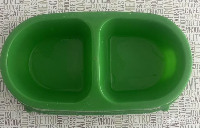 Миска доя кошки двойная