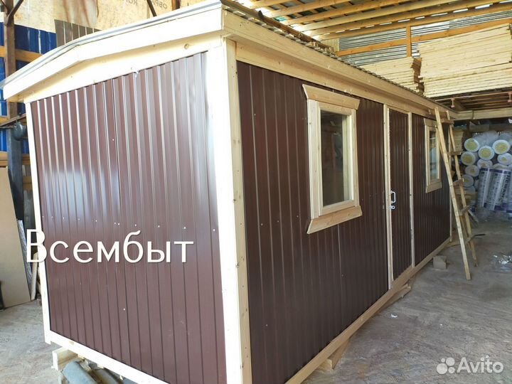 Новый вагончик бытовка с доставкой на манипуляторе