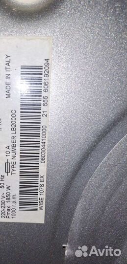 Indesit wise1075 Италия 5кг узкая 40см доставка