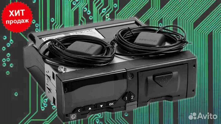 Тахограф Меркурий (Новый) с скзи (Гарантия 1 год)