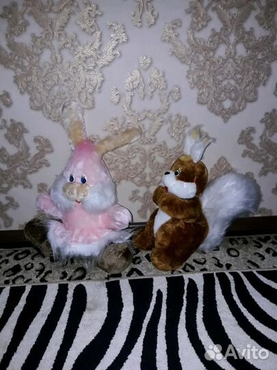 Заяц и белка