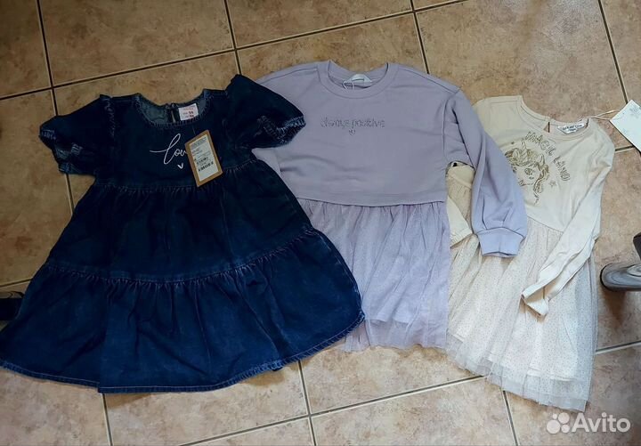 Вещи пакетом на девочку 98 104 110