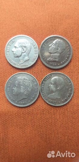 Испания. 50 сентимо 1880г