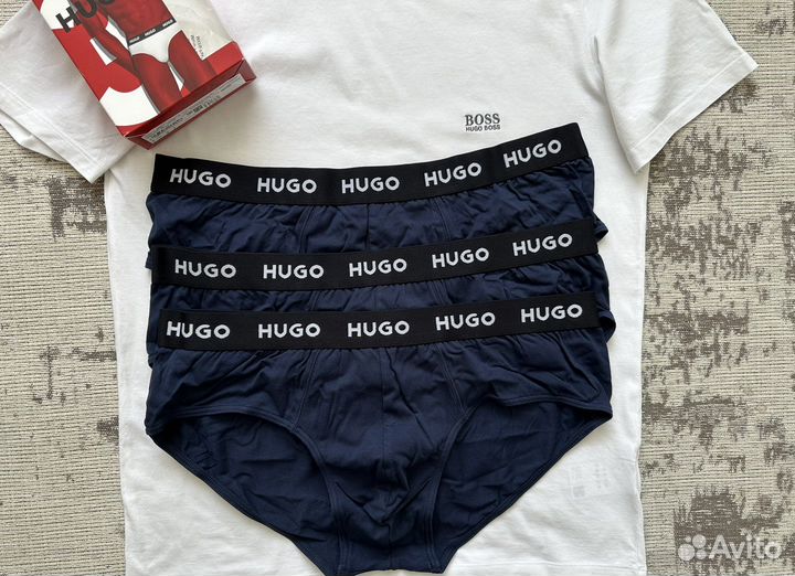 Брифы Hugo L комлект,3 шт