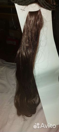 Волосы на заколках искусственные