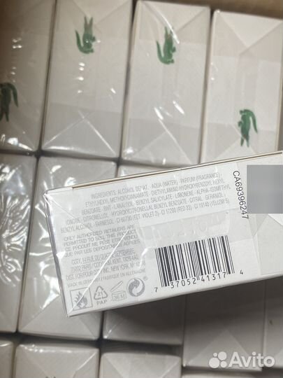 Мужской парфюм лакост