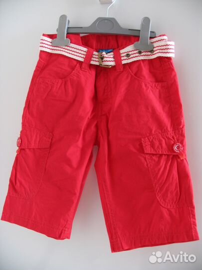 Белая рубашка+шорты BattonBlue д/м рост 116-122