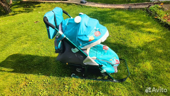 Детские санки коляска nika