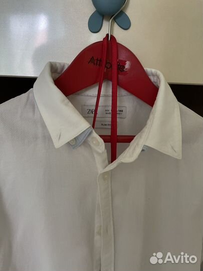 Рубашка белая zara