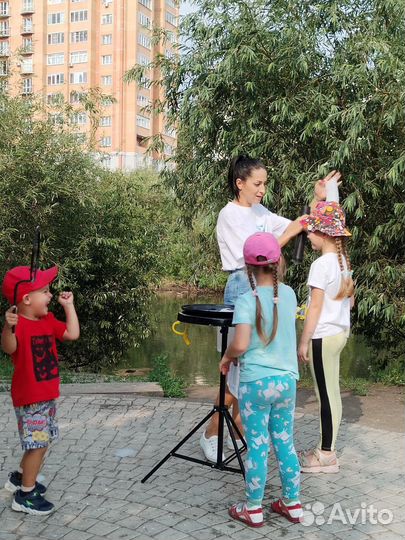 Шоу мыльных пузырей