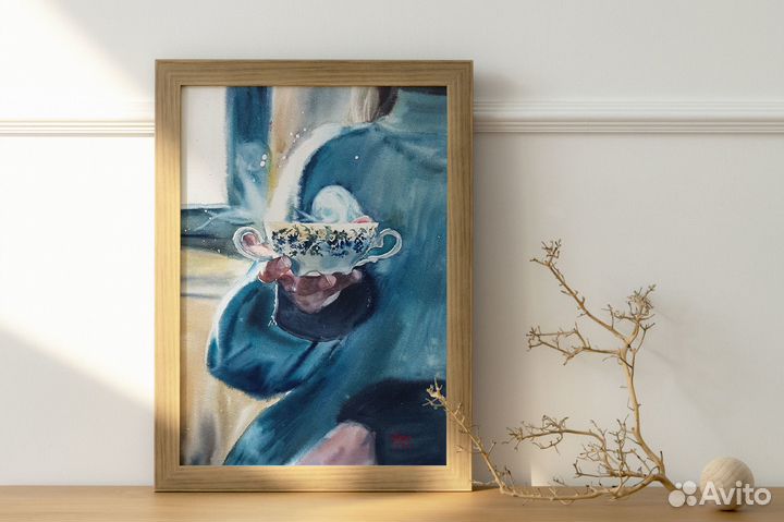 Картины акварелью в интерьер