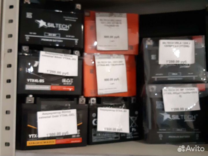 Мото аккумулятор siltech GEL 12V4AH о.п. (ytx4l-BS