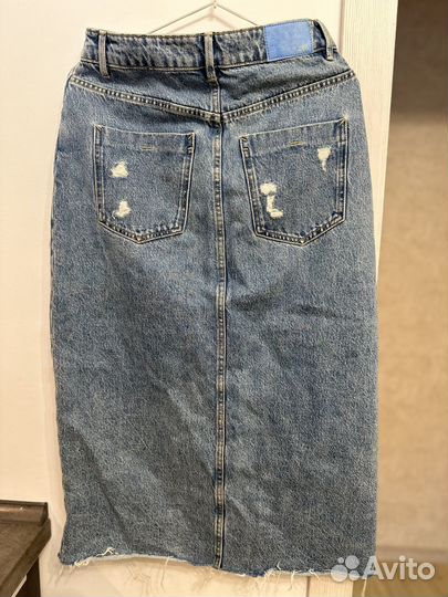 Джинсовая юбка zara