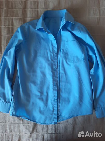 Рубашка школьная Next, 128 см