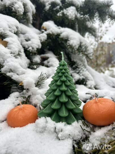 Набор новогодних свечей подарок