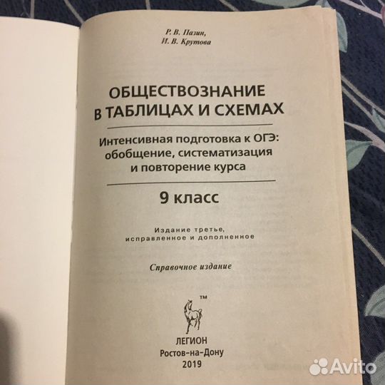 Справочник для огэ по обществознанию