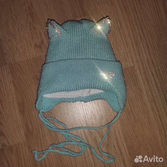 Шапка для девочки демисезонная