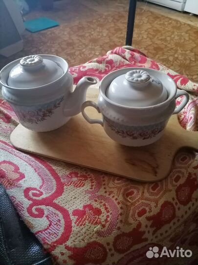 Заварочные чайники и сахарницы