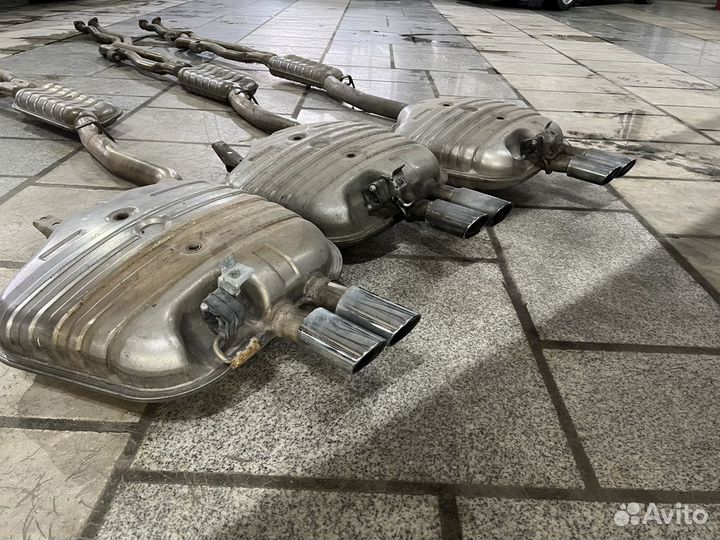 Выхлопная трасса bmw e61 е61 n52 m54