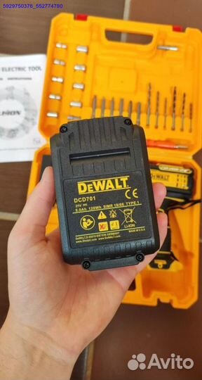 Шуруповерт Dewalt 21V с набором