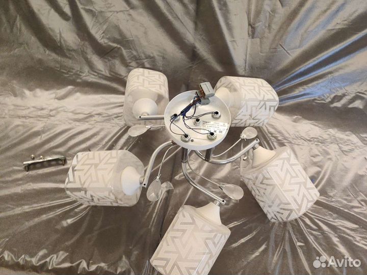 Люстра потолочная бу