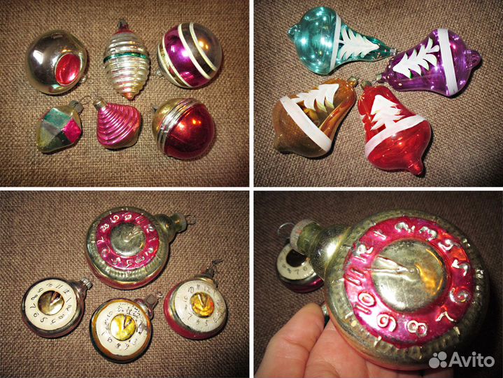 Игрушки для елки Советские