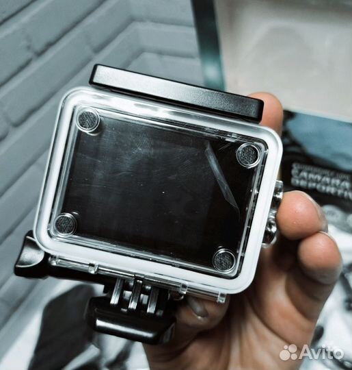 Экшн камера 4К со всем набором крепления новые