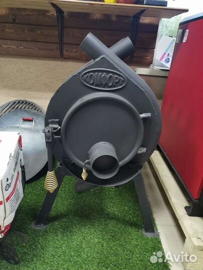 Печь аогт бренеран реплика стальная 130 кубов куб