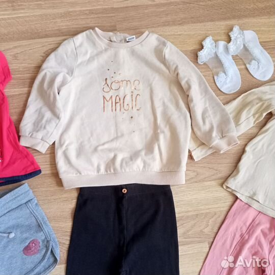 Одежда и обувь пакетом для девочки 86-92