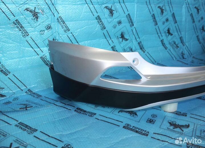 Бампер рав 4 4 в сборе серебро под установку 15-19