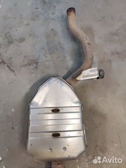 Глушитель в сборе задний Audi A6 C7 cdnb 2014