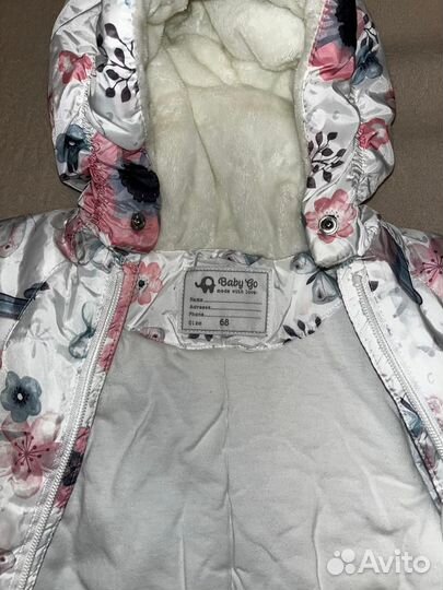 Демисезонный комбинезон BabyGo разм. 68