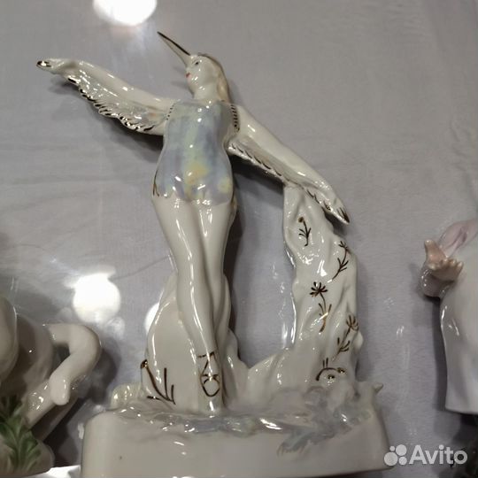 Фарфоровые статуэтки СССР лфз и Вербилки