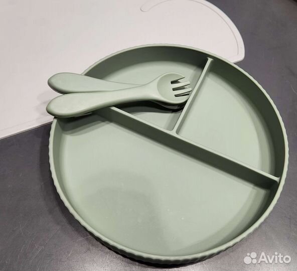 Набор детской силиконовой посуды