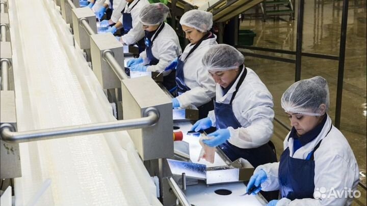 Упаковщик(ца) морепродуктов